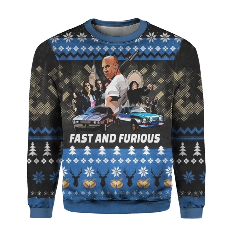 Fast And Furious Ugly Christmas Sweater