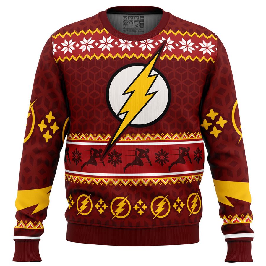 Fast Christmas The Flash DC Ugly Sweater