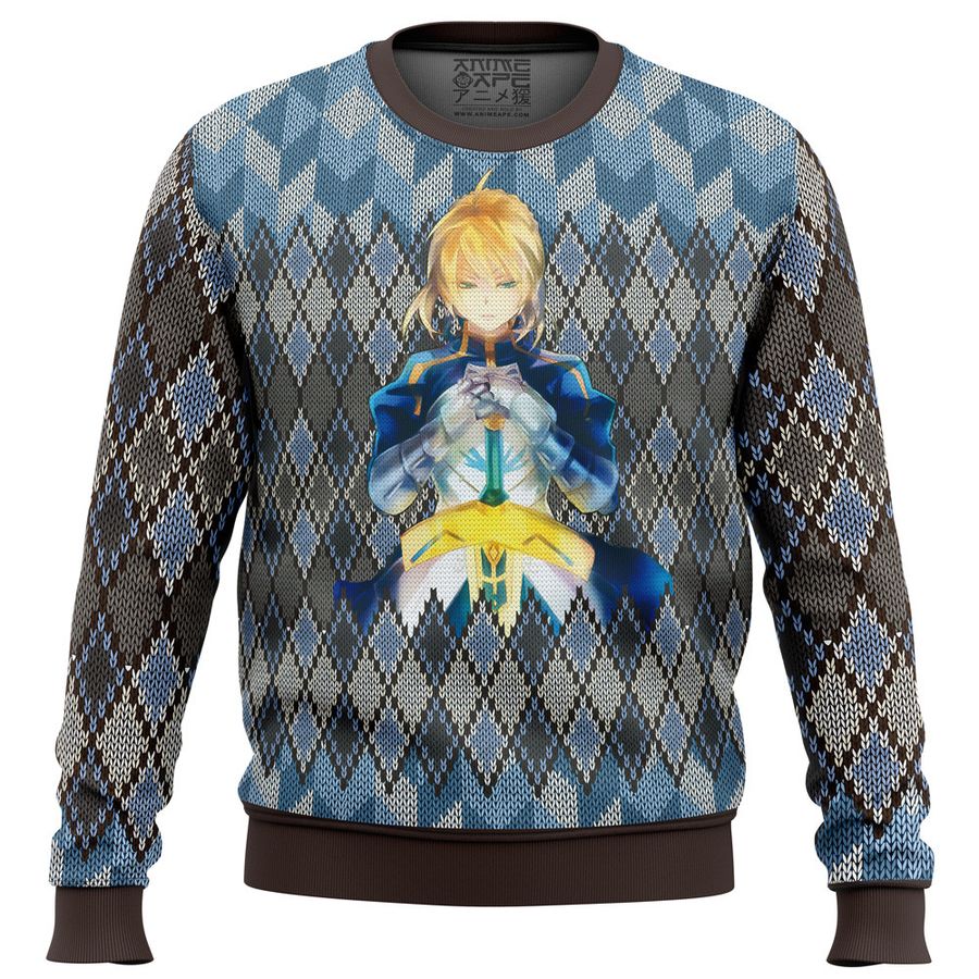 Fate Zero Saber Ugly Sweater