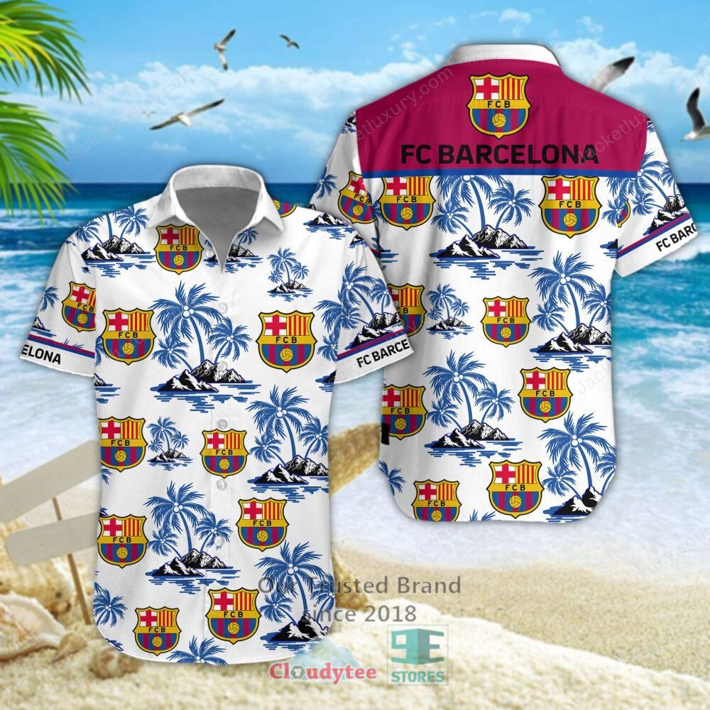 FC Barcelona Hawaiian Shirt, Short – LIMITED EDITION