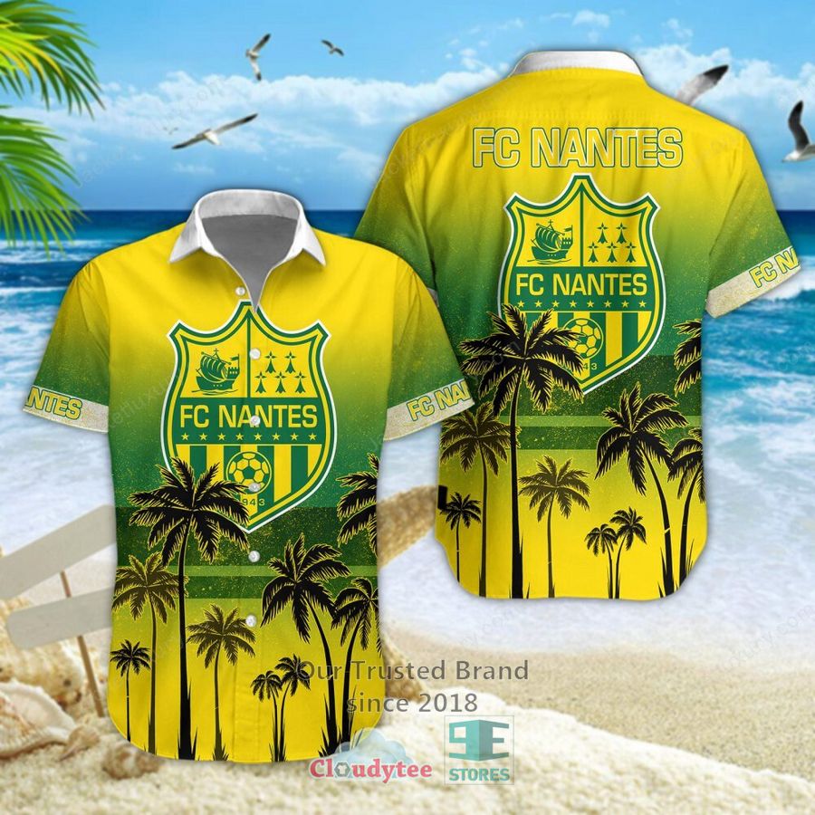 FC Nantes palm tree Hawaiian Shirt, Shorts – LIMITED EDITION