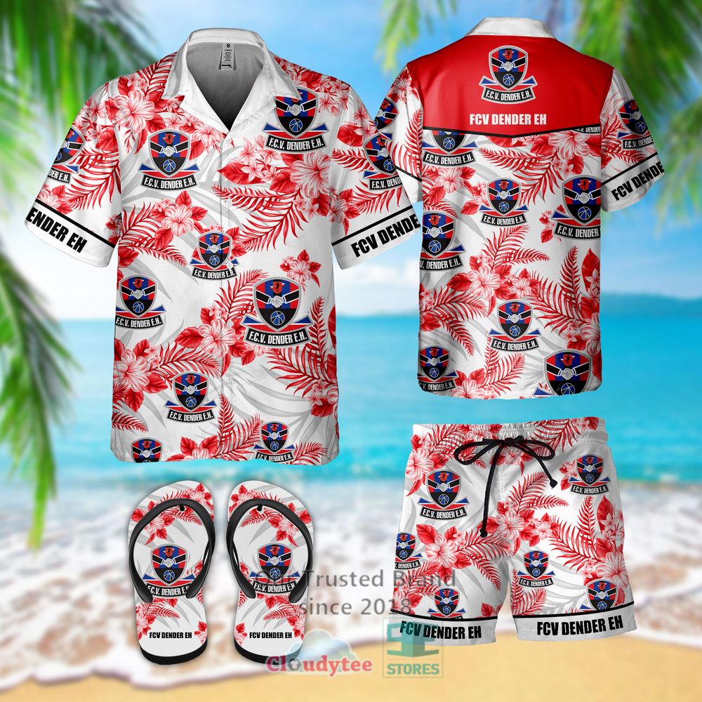 FCV Dender EH Hawaiian Shirt, Short, Flip-Flops – LIMITED EDITION