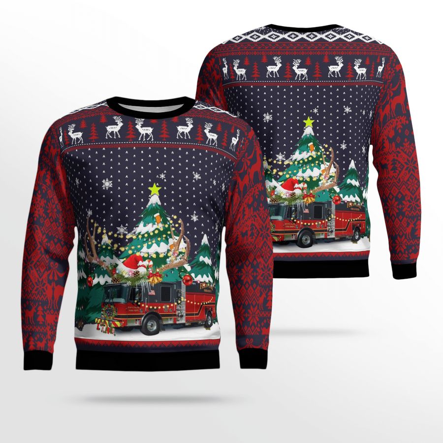 Fern Creek Fire Department Christmas Ugly Sweater