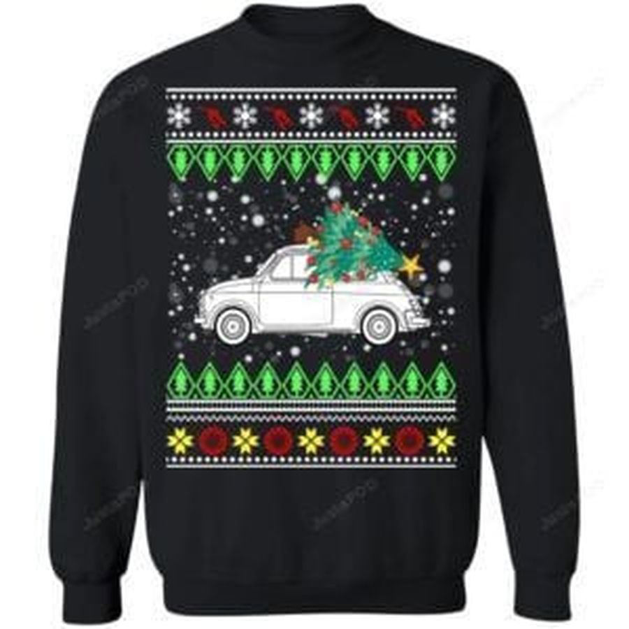 Fiat 500 Ugly Christmas Sweater Ugly Sweater Christmas Sweaters Hoodie