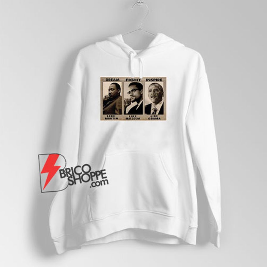 Fight Like Malcolm Poster Hoodie