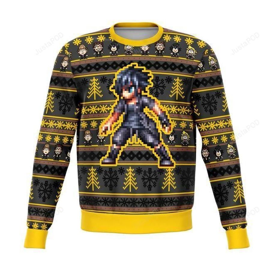 Final Fantasy Zack Ugly Christmas Sweater, Ugly Sweater, Christmas Sweaters, Hoodie, Sweater