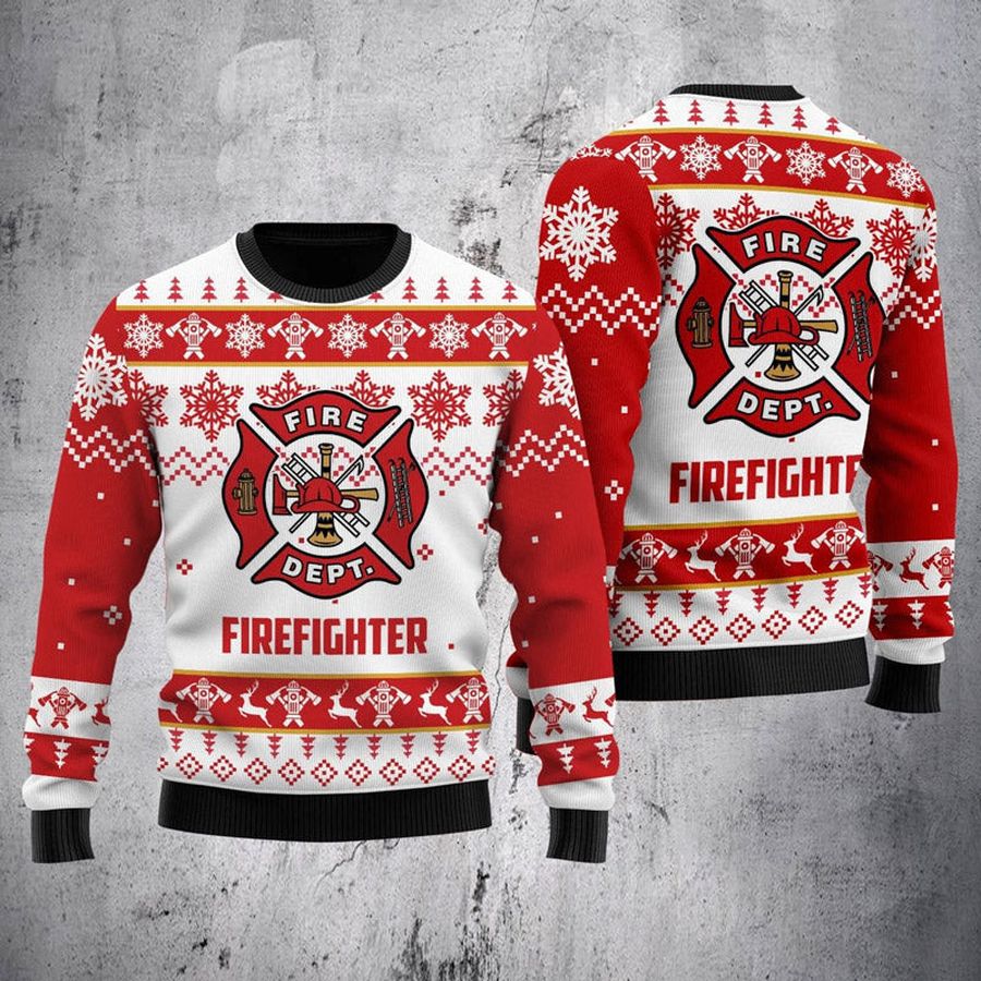 Fire Department Ugly Sweater