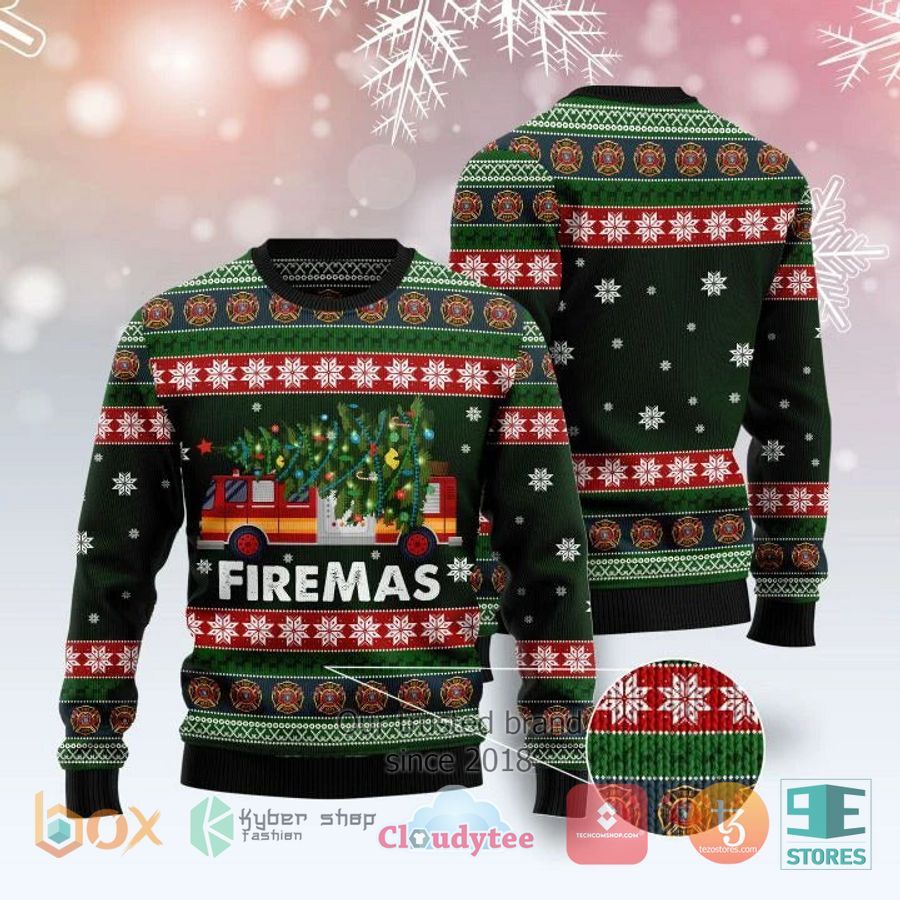 Firefighter Firemas Christmas Sweater – LIMITED EDITION