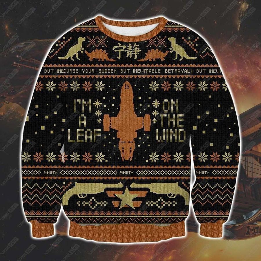 Firefly Knitting Pattern 3D Print Ugly Sweater Ugly Sweater Christmas