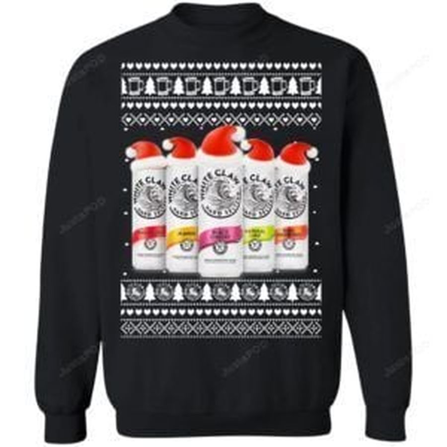 Five Flavors White Claw Hard Seltzer Ugly Christmas Sweater, All Over Print Sweatshirt, Ugly Sweater, Christmas Sweaters, Hoodie, Sweater