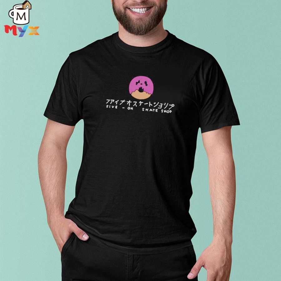 Fiveoh donut skate shop donut operator bunker branding store shirt