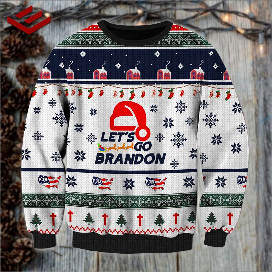 FJB Lets go brandon Christmas Ugly Sweater