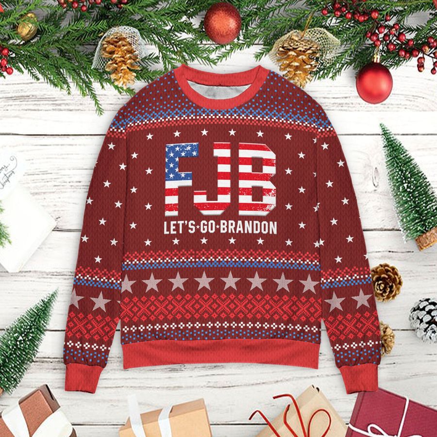 FJB Let's Go Brandon Sweatshirt Ugly Christmas Sweater