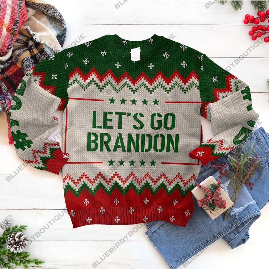 FJB Woolen Let's Go Brandon Funny Ugly Sweater