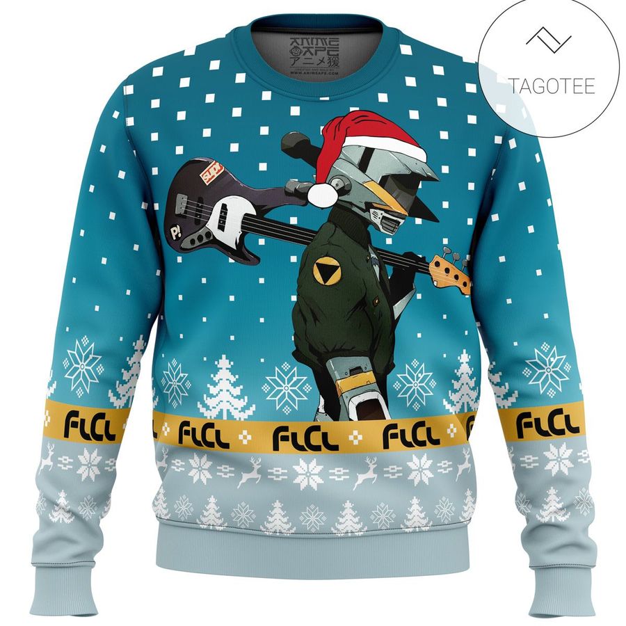 FLCL Canti Saw Christmas Tree Ugly Sweater