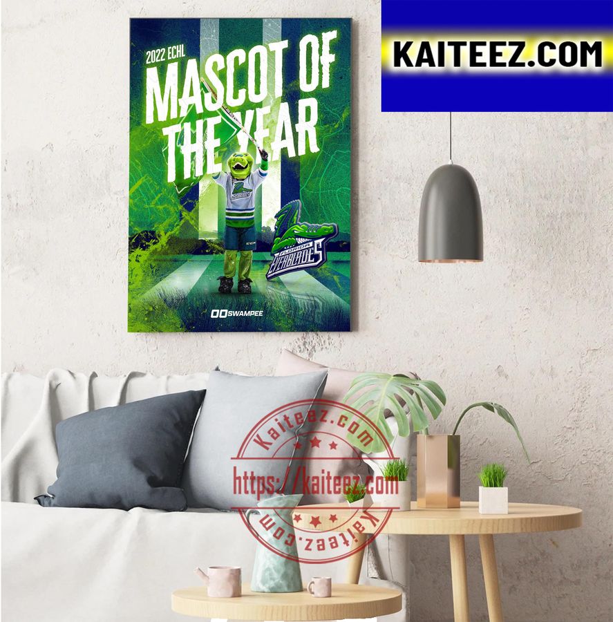 Florida Everblades 2022 ECHL Mascot Of The Year Art Decor Poster Canvas Poster Home Decor Poster Canvas