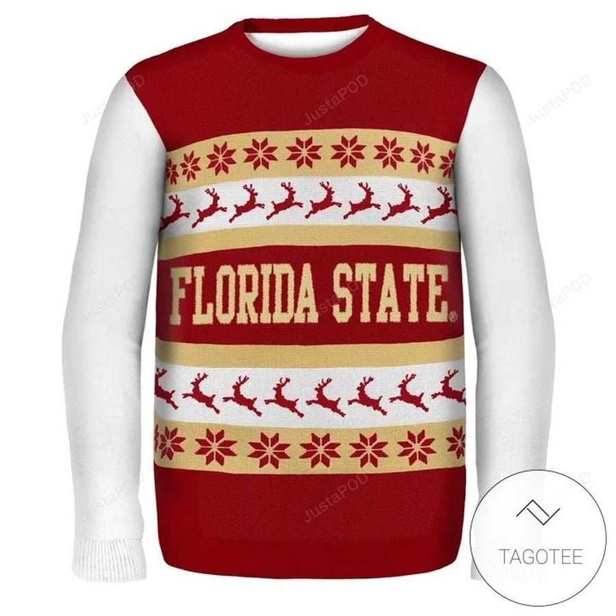 Florida State Wordmark NCAA Ugly Sweater