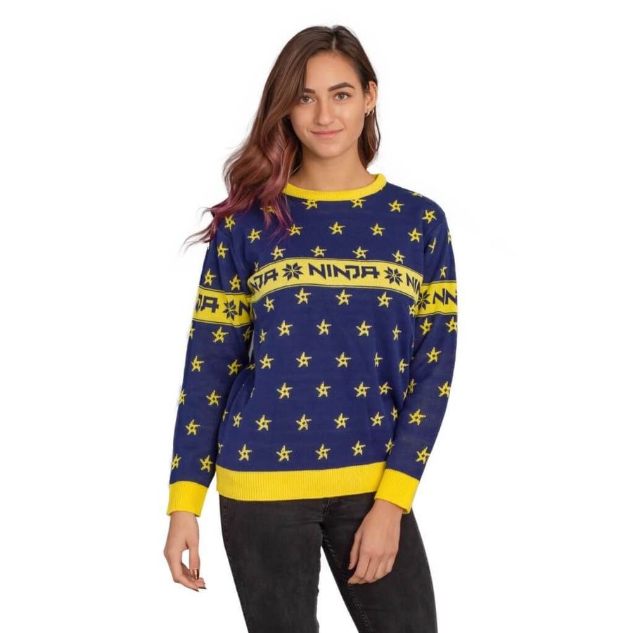 Fortnite Ninja Ugly Christmas Sweater All Over Print Sweatshirt Ugly