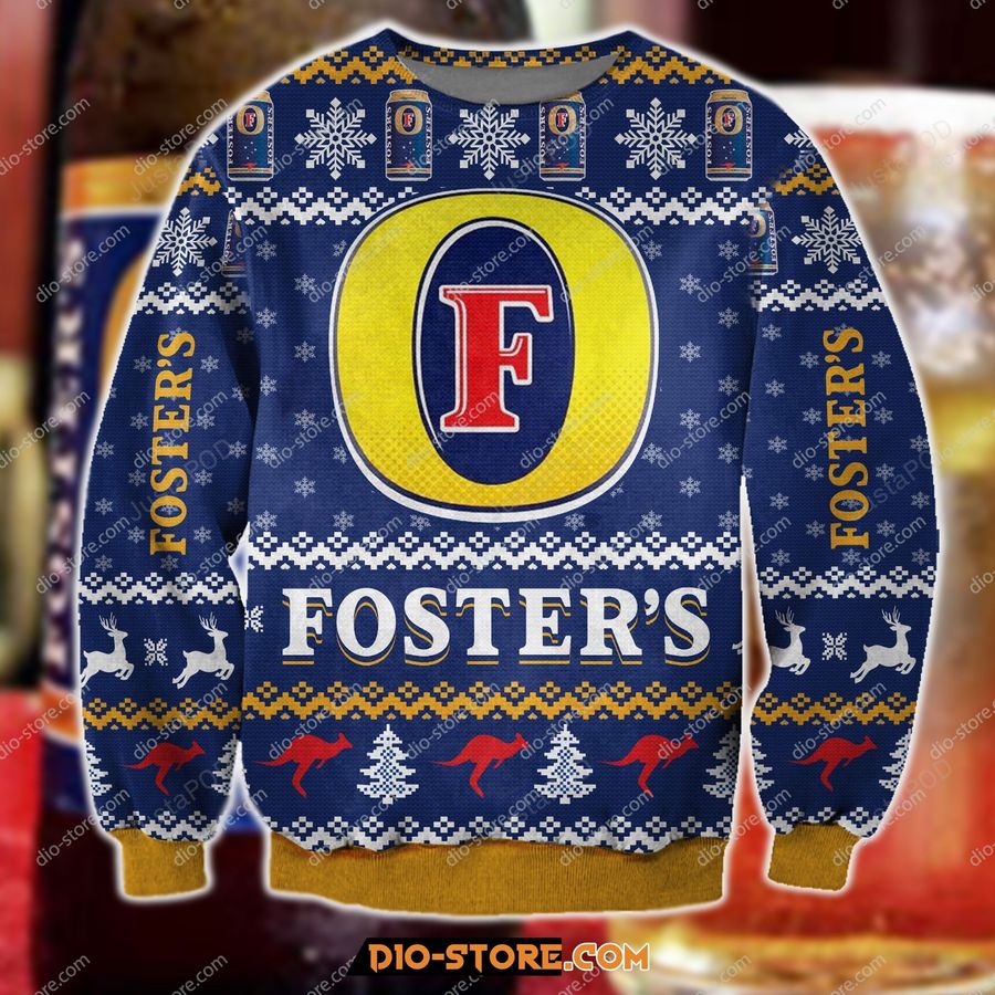 Fosters Beer Ugly Sweater, Ugly Sweater, Christmas Sweaters, Hoodie, Sweater