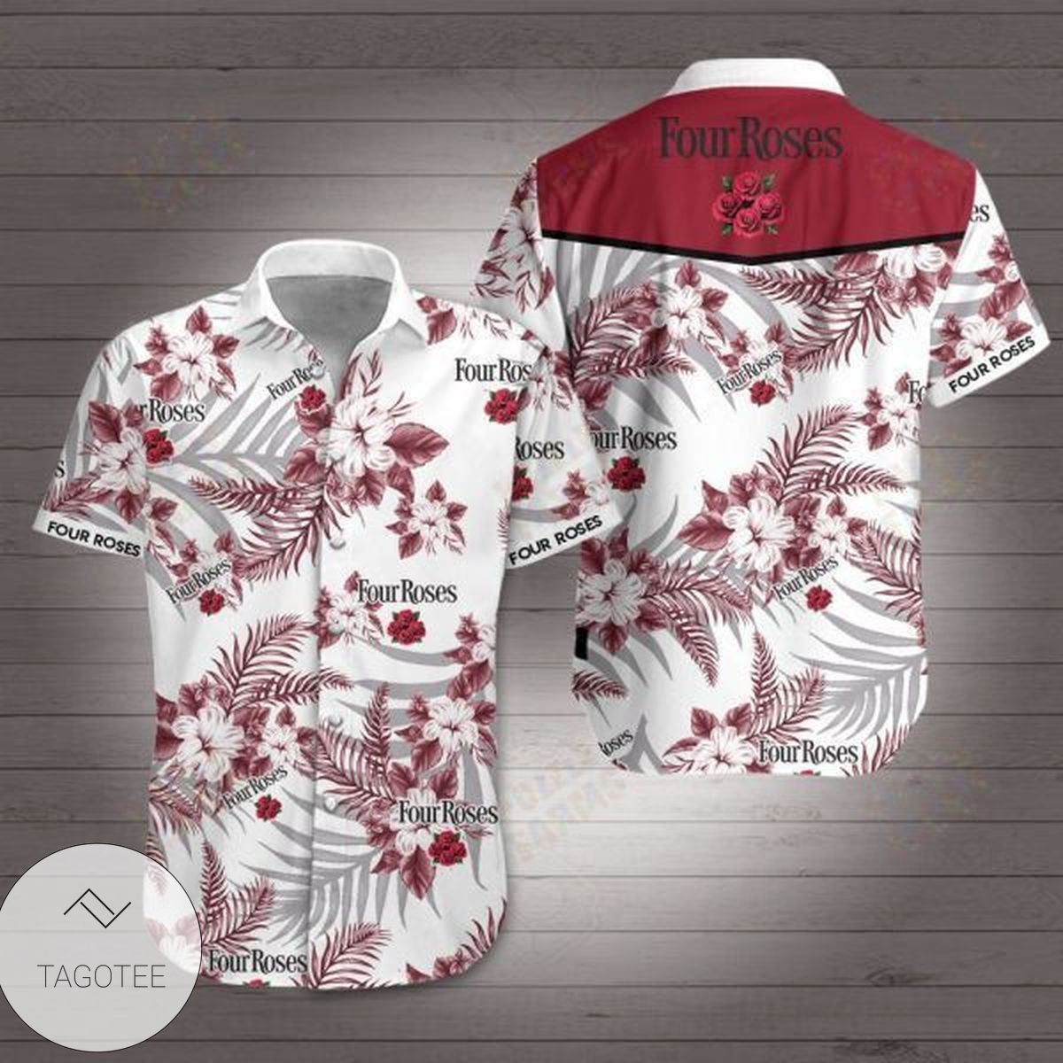 Four Roses Hawaiian Shirt