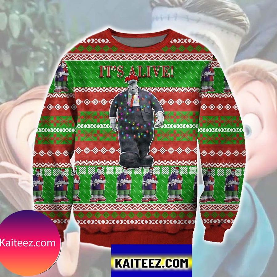 Frankenstein's Monster Christmas Ugly Sweater