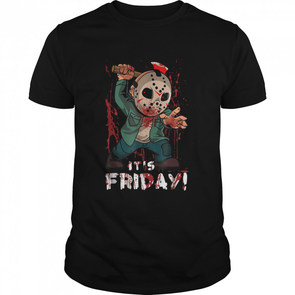 Friday 13th Funny Halloween Horror Graphic Horror Movie Essential T-Shirt