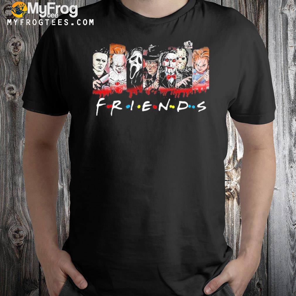 Friends halloween horror movie killers shirt