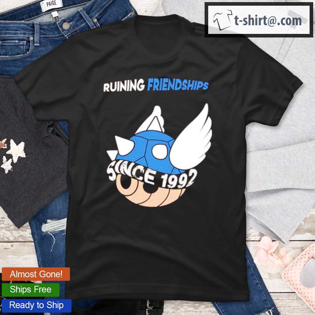 Friendship Destroyer Blue Shell Mario Kart T-Shirt