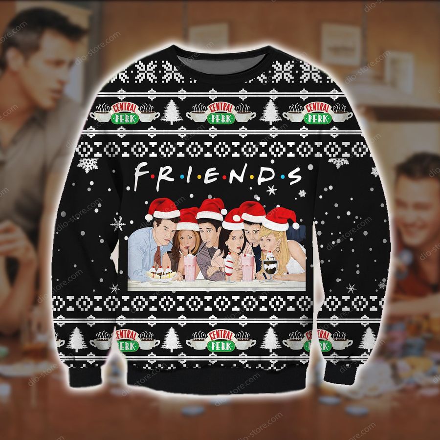 Friendship Ugly Christmas Sweater All Over Print Sweatshirt Ugly Sweater