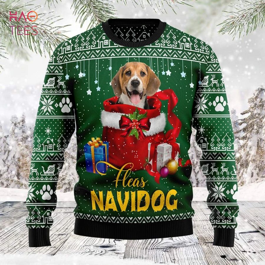 Funny Christmas Gift Beagle Ugly Christmas Sweater