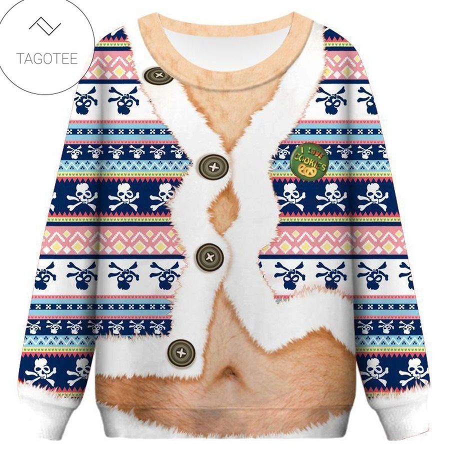 Funny Faux Belly Ugly Sweater