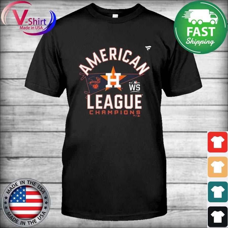 Funny Houston Astros American League Champion Wincraft 2021 T-Shirt