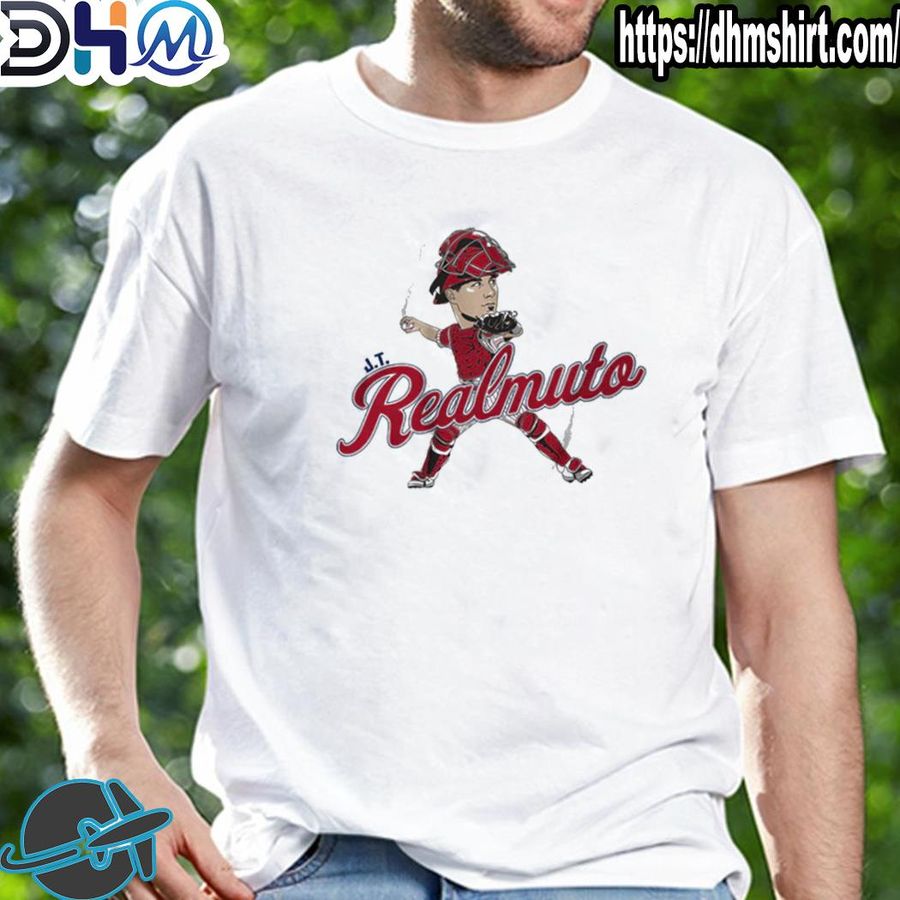 Funny j.t. realmuto caricature shirt