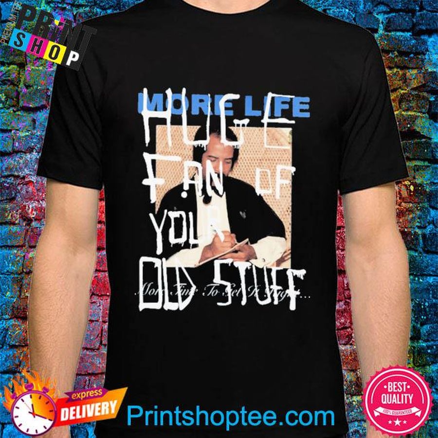 Funny More Life Huge Fan Of Your Did Stuff Shirt