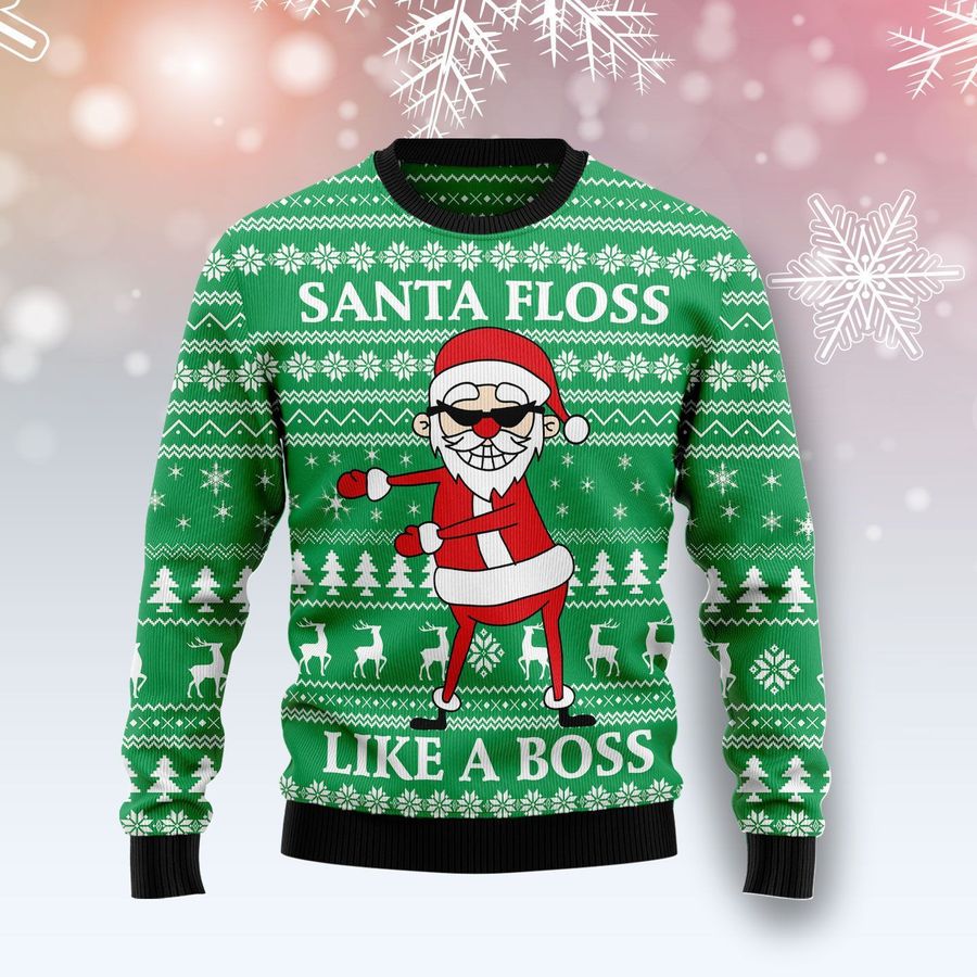 Funny Santa Claus Ugly Christmas Sweater All Over Print Sweatshirt