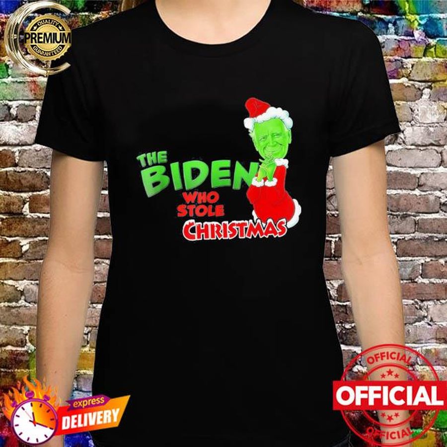 Funny The Biden Who Stole Christmas 2021 Joe Impeach Biden Shirt