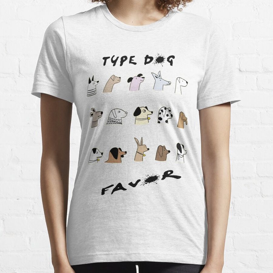 Funny Types of dog, cute dog breeds design Essential T-Shirt