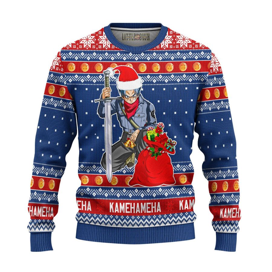 Future Trunks Dragon Ball and Hoodie Ugly Sweater