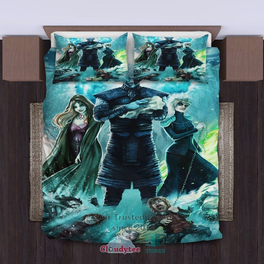 Game Of Thrones Characters Art Blue Bedding Set – LIMITED EDITION