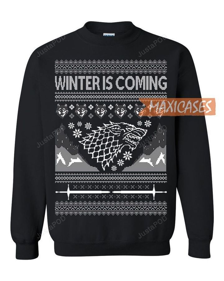 Game of Thrones Winter Is Coming Ugly Sweater Ugly Sweater