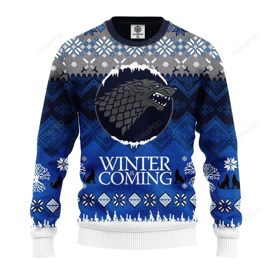 Game Of Thrones Winter Winter Is Coming Ugly Christmas Sweater