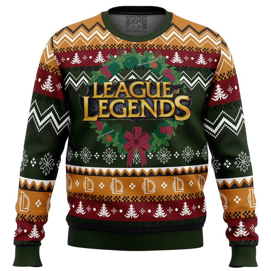 Game on Christmas League of Legends Ugly Sweater