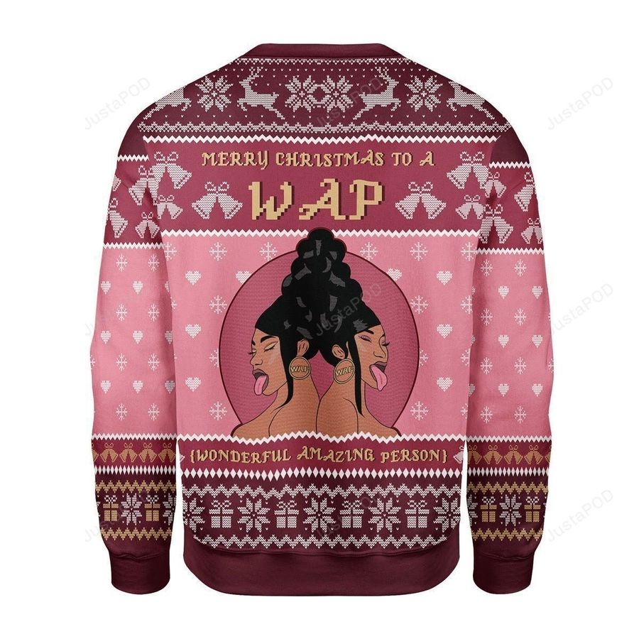 Gearhomies Christmas To A Wap Ugly Christmas Sweater, All Over Print Sweatshirt, Ugly Sweater, Christmas Sweaters, Hoodie, Sweater