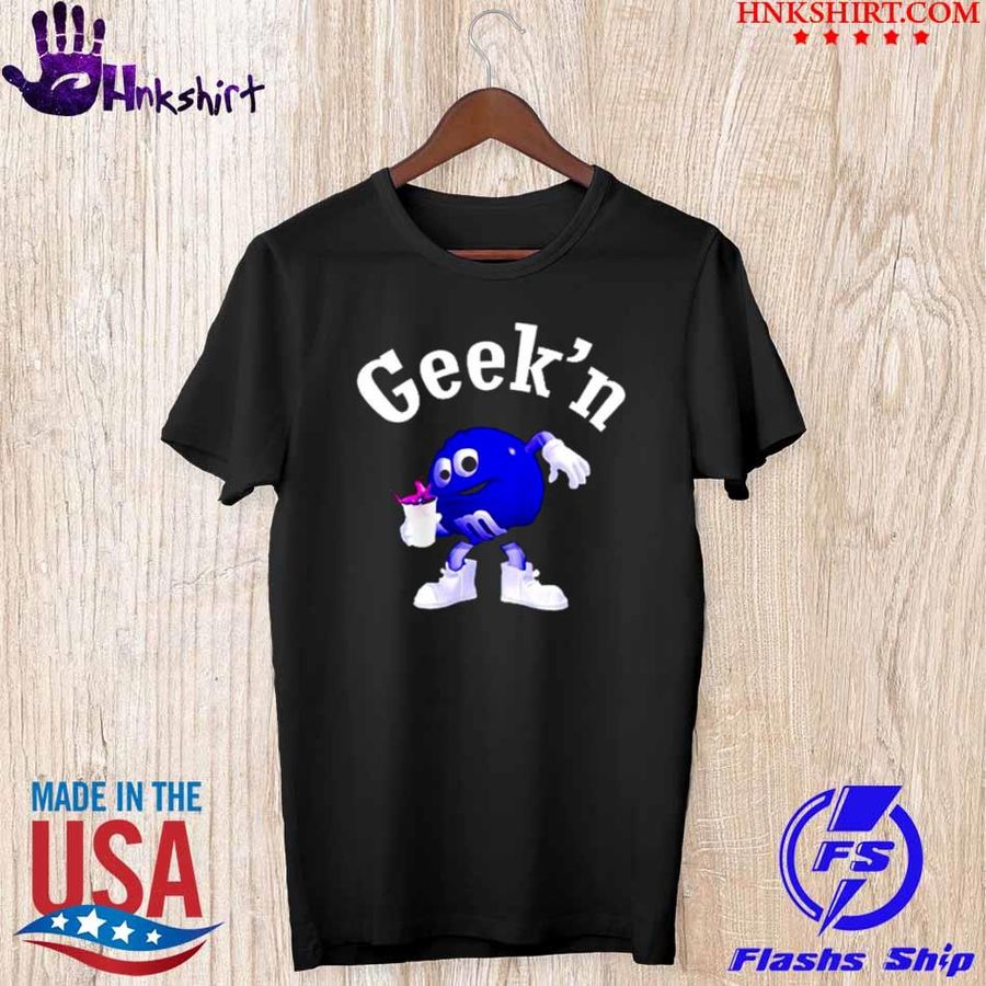 Geekn Blue Mandm Shirt