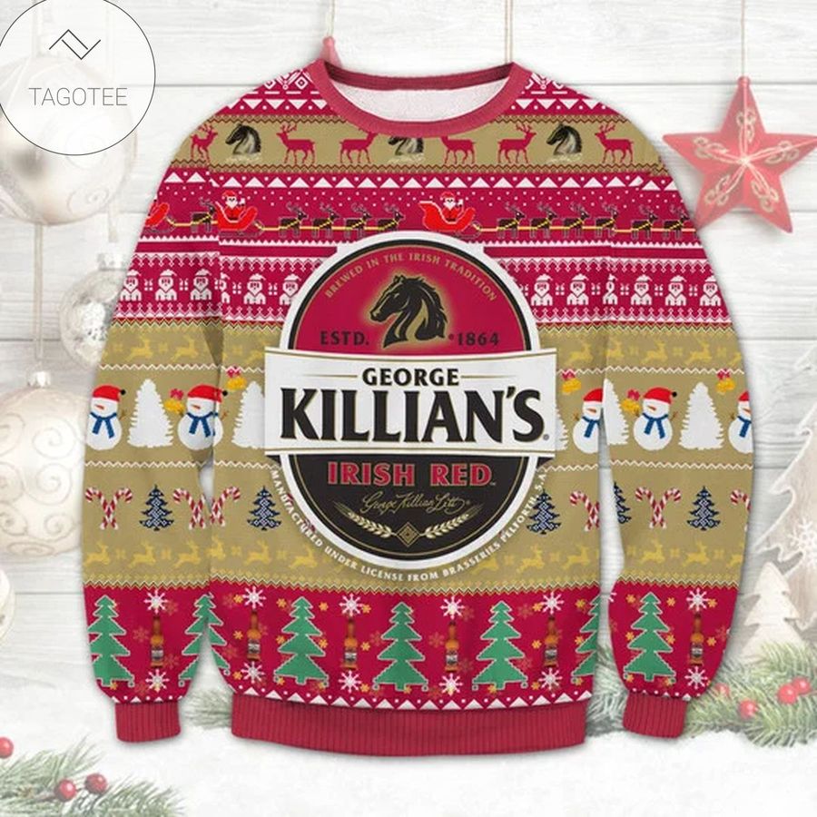George Killian is  Irish Red Ugly Sweater