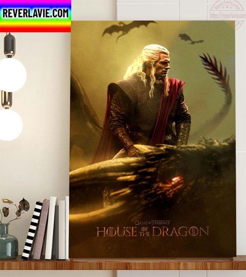 Geralt of Rivia The Witcher x House of The Dragon Home Decor Poster Canvas Poster