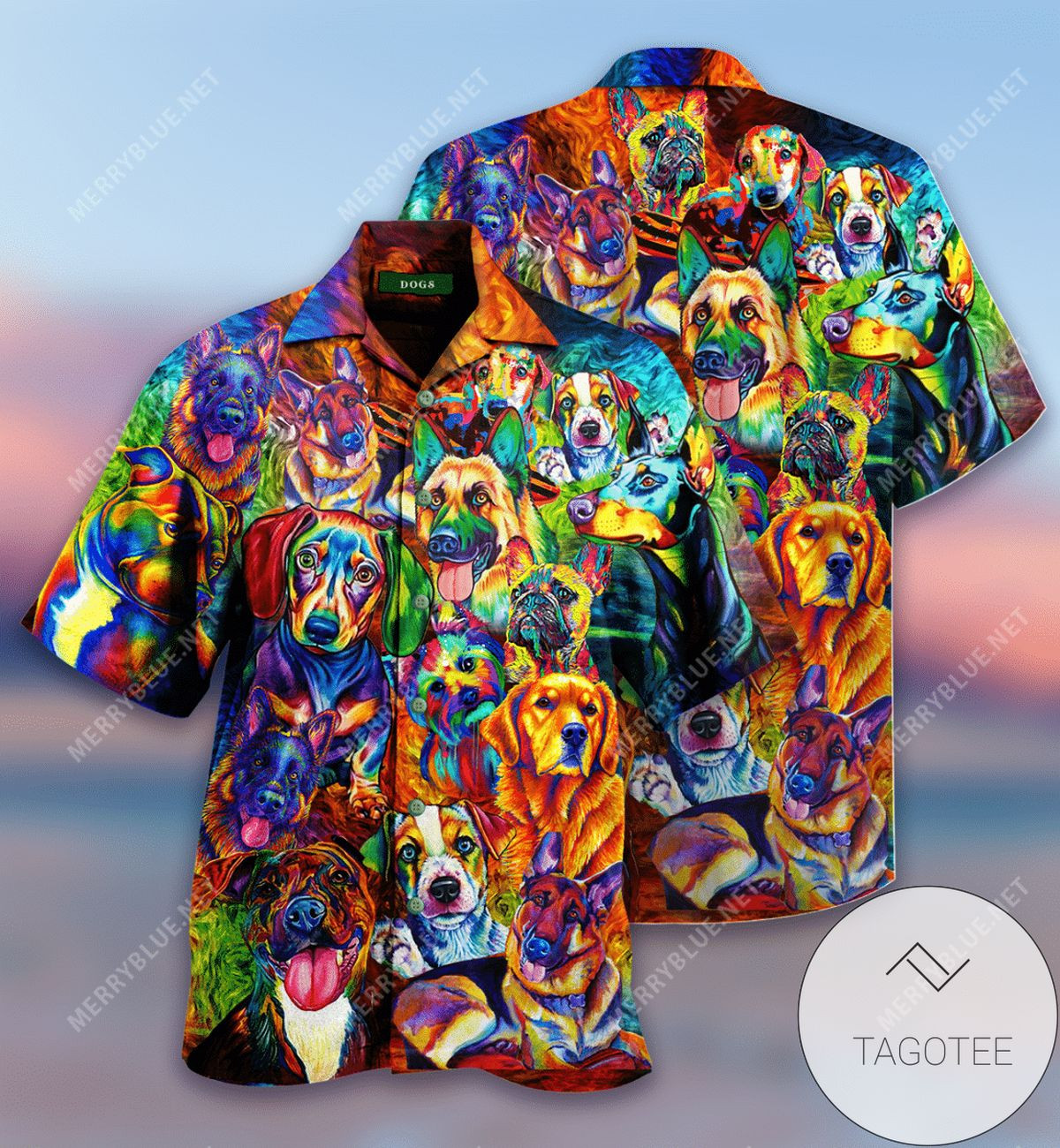 Get Here Home Is Where My Dog Is Unisex Authentic Hawaiian Shirt 2022