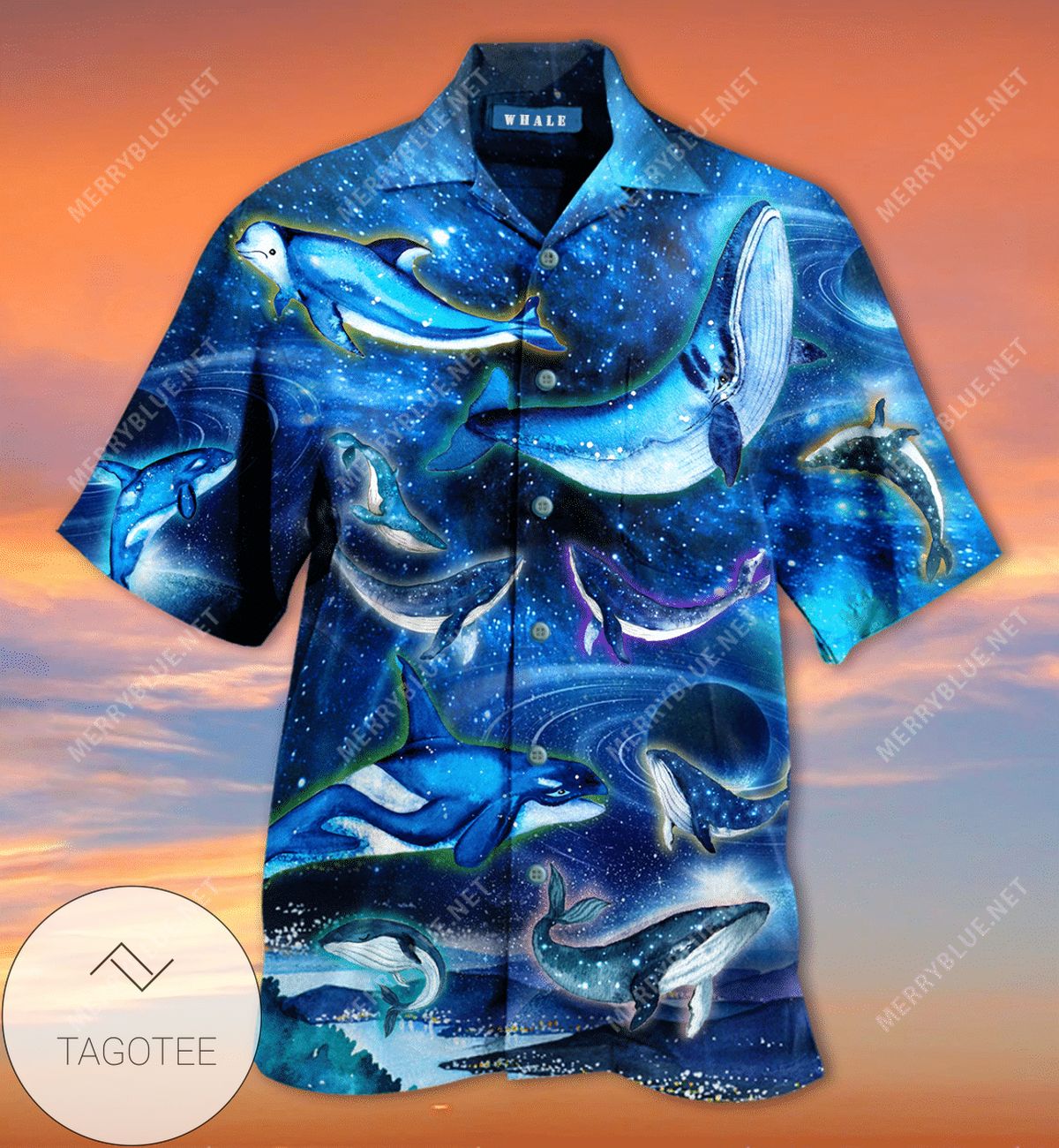 Get Now Cosmic Whale In Fantasy Space Authentic Hawaiian Shirt 2022