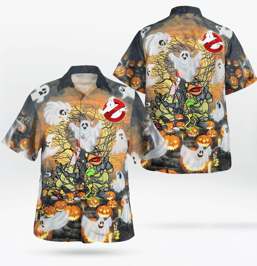 Ghost Mupperss Halloween Funny Hawaiian Shirt