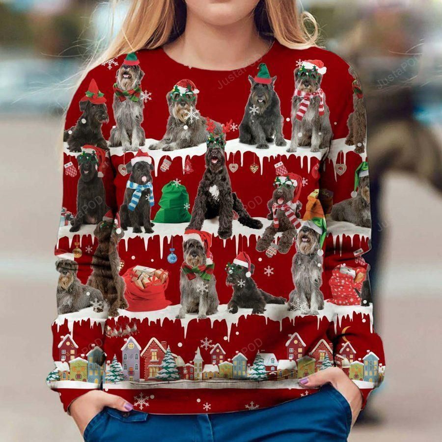 Giant Schnauzer Dog Ugly Christmas Sweater All Over Print Sweatshirt